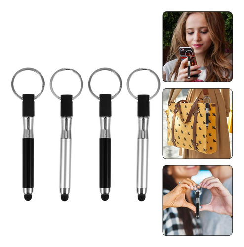 Mikikit Stylus Pluma Con Llavero, Plumas De Lápiz Ópticas De