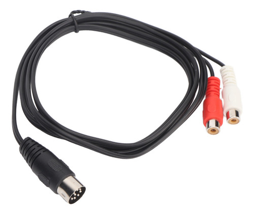 Cable Adaptador Din A 2 Rca De 8 Pines Macho A 2 Conectores