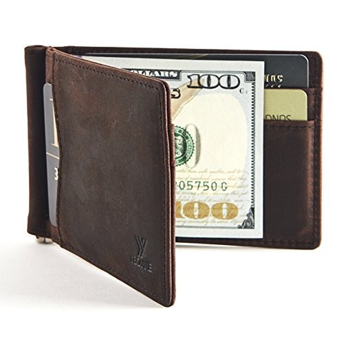 Ybonne Bloqueo Rfid Slim Clip De Dinero Portafolios Para Hom