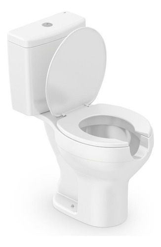 Kit 3 Vaso Sanitário Com Caixa Acoplada E Assento Com Aewt