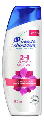 Shampoo Suave Y Manejable 2 En 1 H&s 375 Ml