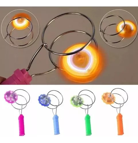 Trompo Con Luces Juguete Relajante Para Niños Y Niñas Yoyo 