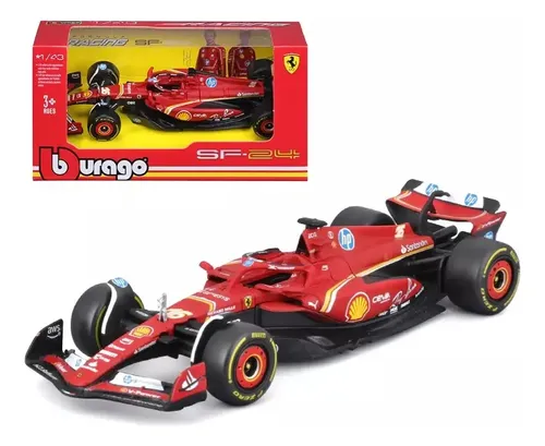Bburago Miniatura F1 Ferrari Sf24 - 2024 - #16 Leclerc Cor
