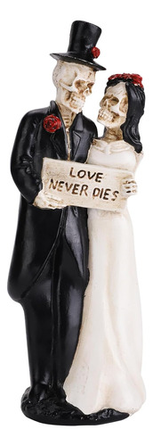 Figuras De Esqueleto Para Novia Y Novio, El Amor Nunca Muere