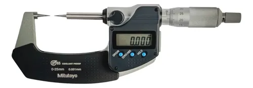 Micrometro Digitale Mitutoyo 293-230-30 – 0-25 Mm, 0,001 Mm, IP65, Metrico, Con Uscita Dati