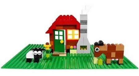 Placa (unidad) Base Verde Clásico De Lego