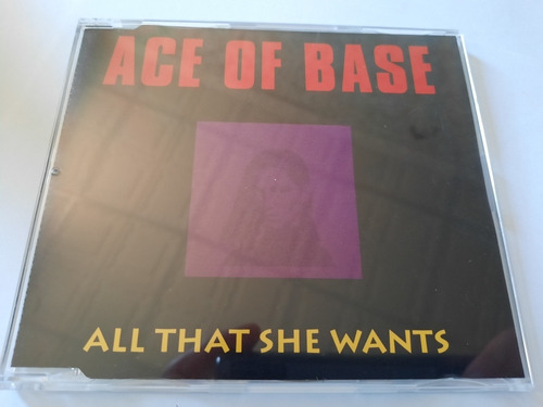 Ace Of Base - All That She Wants Cd Maxi Single 4 Tracks