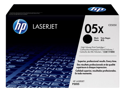 Toner Hp Ce505x Negro Original Laserjet P2055dn 2055