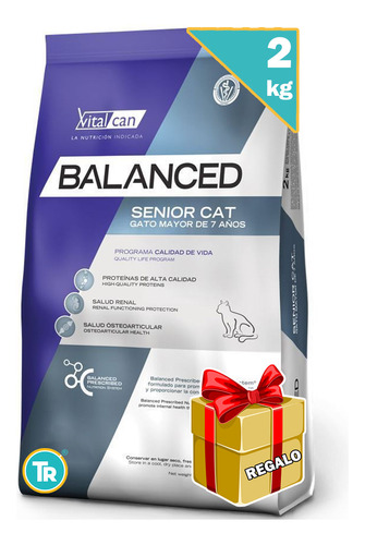 Balanced Gato Senior + Obsequio Y Envío Gratis