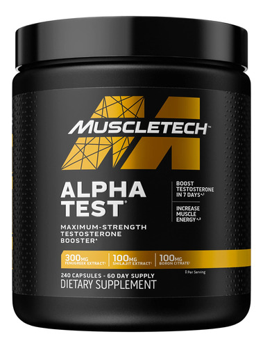 Muscletech Alphatest | Tribulus Terrestris & Boron Suplemen.