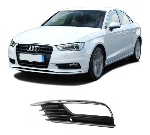 Moldura Milha Audi A3 2013/16 Sedan Lado Esquerdo