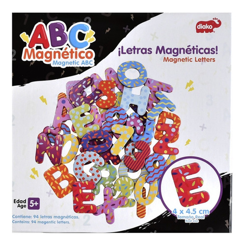 Abc Magnético - Juego De Mesa Educativo - Abecedario | Diako