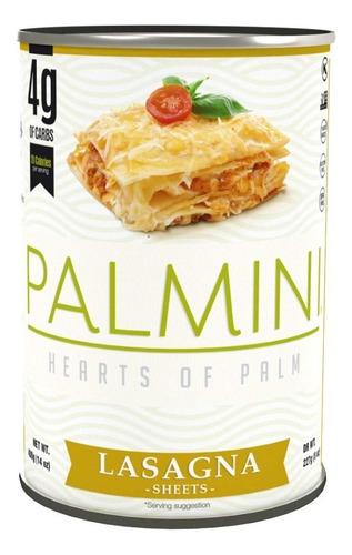 Palmini Lasagna De Corazón De Palma 400 G