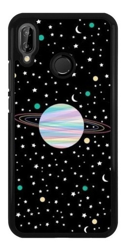 Funda Protector Para Huawei Planeta Espacio Moda Estrella