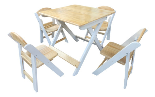 Sillas Y Mesa Plegables Infantil De Madera Escolar Colores