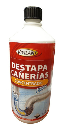 Destapa Cañeria Liquido Super Concentrado 1 Litro Viyilant