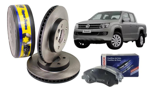 Discos De Freno Y Pastillas Volkswagen Amarok 2.0 Todas