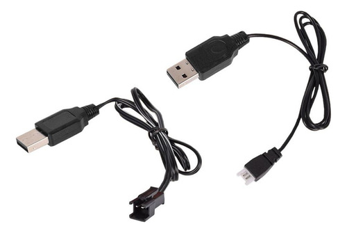 6 Cable Cargador De Batería Usb De 7v De Puerto Usb De 3,7