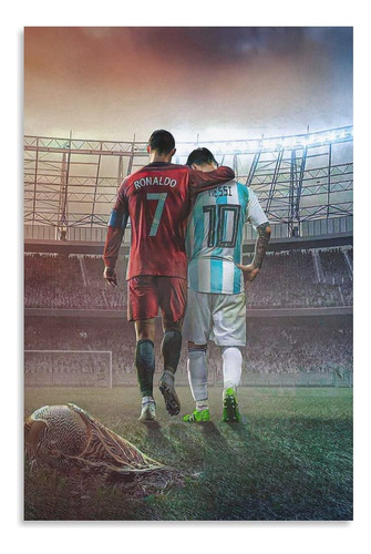 Mofanmi Art Football Stars Cristiano Ronaldo And Lionel Mess