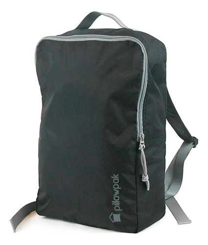 Pillowpak Cubepak Negro Y Gris, Mochila Convertible Y A Mini