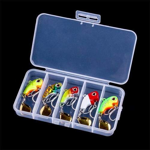 Isca Artificial Spinner Bait 3,5cm 14g / Estojo Com 5 Peças