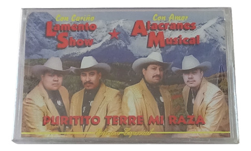 Lamento Show & Alacranes Musical Tape Cassette Nuevo 2001