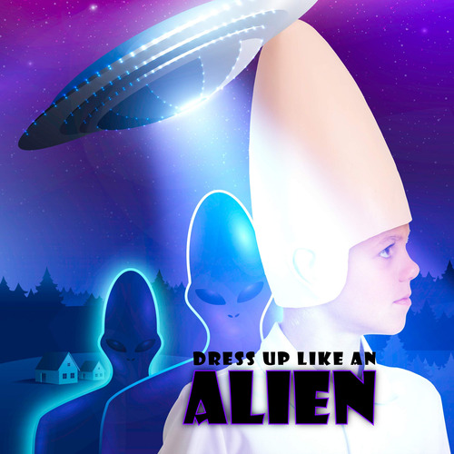 Accesorio De Disfraz Skeleteen Alien Cone Bald Head