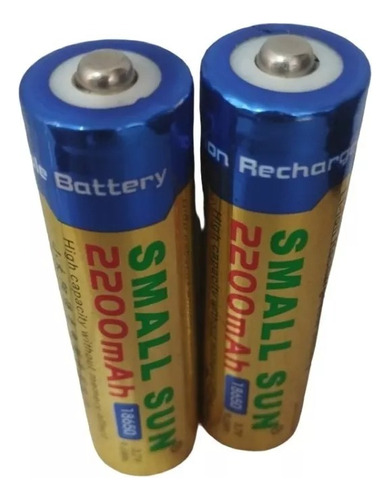Pilas Combo 18650 X2 3.7v Baterias 2200mah Recargables 9.6wh