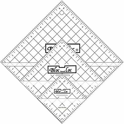 Bloc Loc Triangulo Cuadrado Mitad Regla Set 2 4.5  6.5 