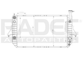 Radiador Gmc Safari 2003-2004-2005 V6 4.3lts Automatico