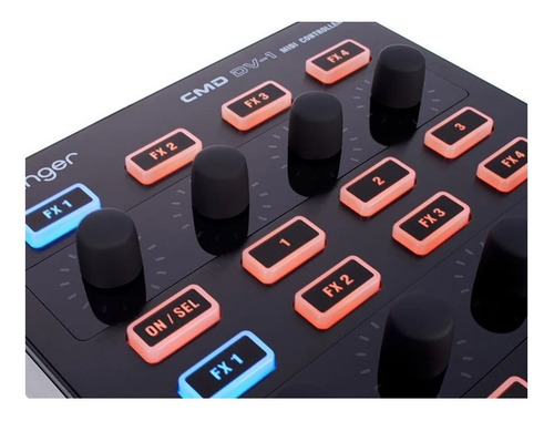 Imagen 5 de 6 de Controlador DJ Behringer CMD DV-1 negro