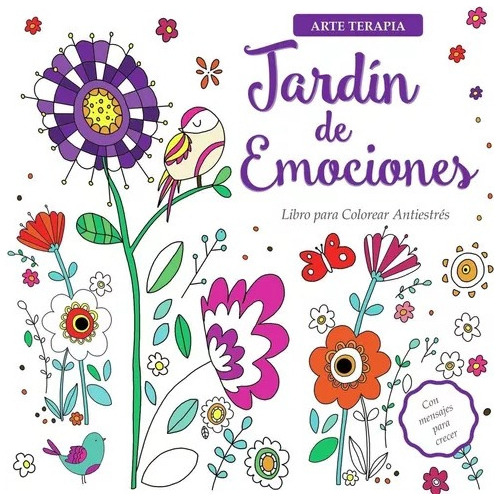Jardín De Emociones - Libro Para Colorear Antiestres  