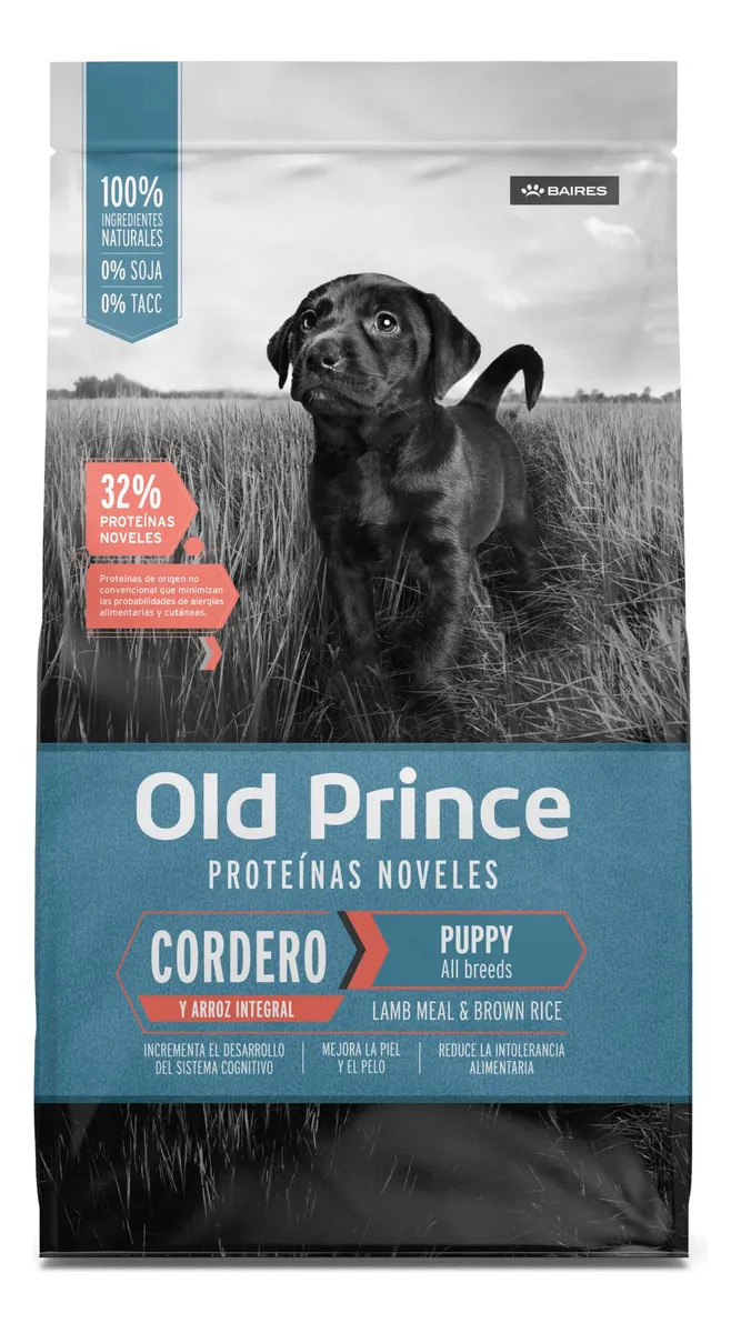 Alimento Old Prince Perro Cordero Cachorro Proteínas Noveles 7.5 kg