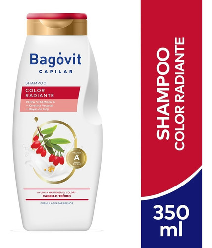 Shampoo Bagovit Para Cabello Teñido X 350 Ml