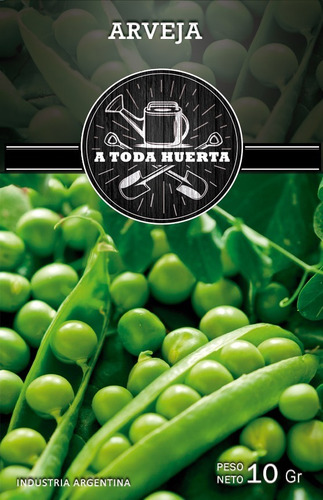 Semillas Arveja X Sobre Huerta En Casa