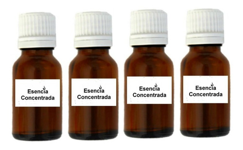 Esencias Cosmeticas Super Concent P/ Velas Soja Parafina X4