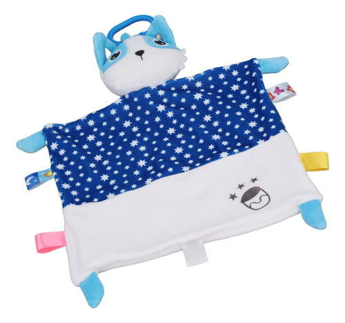 Manta De Seguridad Para Bebés Kitten Sensory Toy Con Etiquet