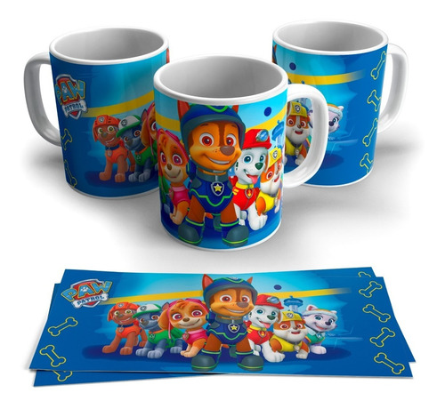 Taza Paw Patrol Personalizada De Plástico 