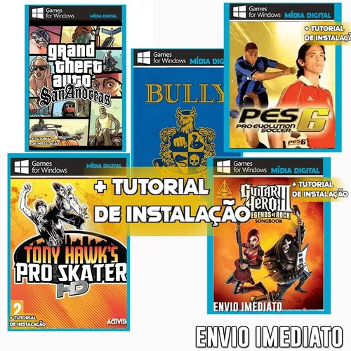 Jogo Midia Fisica Gta Grand Theft Auto San Andreas para Pc - Rockstar - GTA  - Magazine Luiza