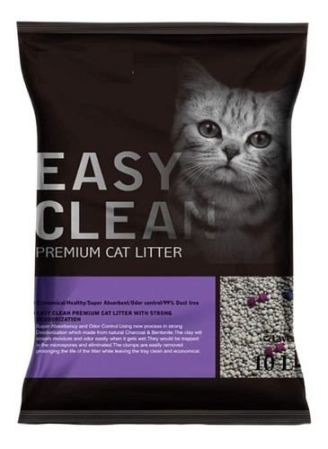 Arena Para Gatos Easy Clean 24 Kg Aglutinante Aromas