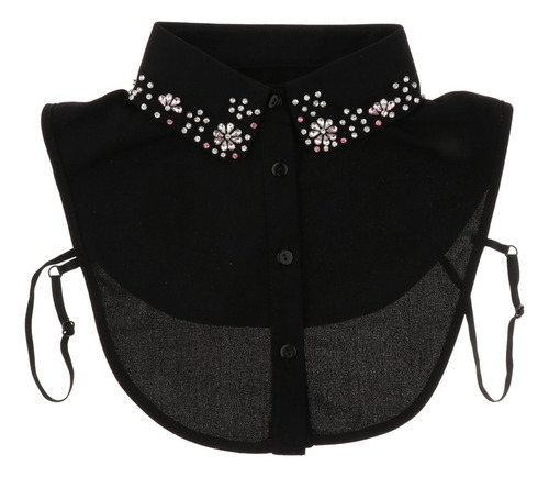 Cuello Falso De Algodón Y Pedrería Collar Gargantilla