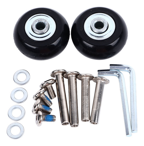 Ruedas De Equipaje Suitcase Caster, 2 Piezas, Flexibles, Gir