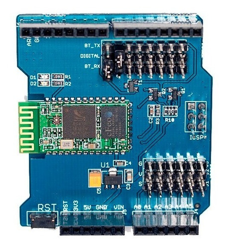 Mgsystem Shield Bluetooth Hc-05 Arduino Master / Esclavo