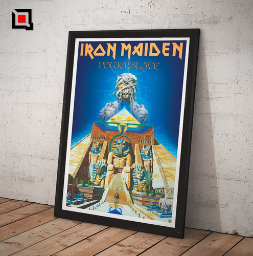 Cuadro Iron Maiden Lamina Cuadro Vidrio Posters Powerslave
