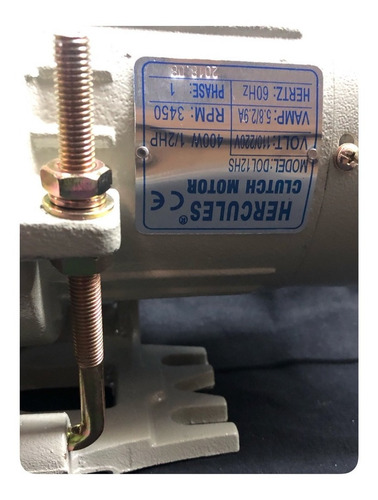 Imagen 3 de 5 de Motor Maquina De Coser Industrial 1/2 Hp 110v ,envio Gratis