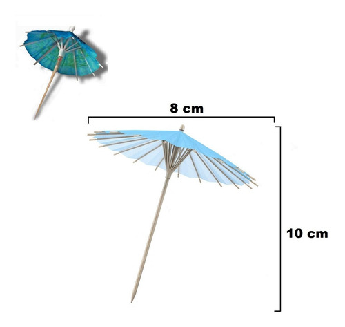 1008 Sombrillas Coctel Bebida Cocktail Palillos Invoice
