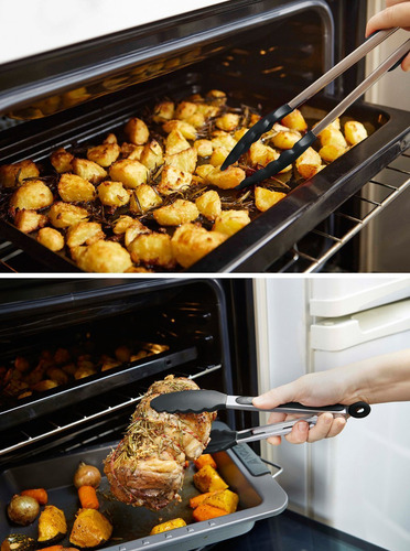 U Chef Set De 2 Pinzas De Cocina De Acero Inoxidable Y