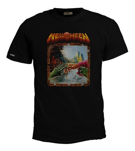 Camiseta Helloween Keeper Of Steven Album Banda Rock Bto