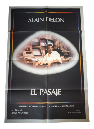 Poster Afiche Cine Antiguo El Pasaje Alain Delon *