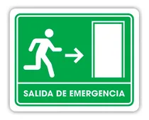 Comprar Señalamiento Salida De Emergencia Derecha 30x40
